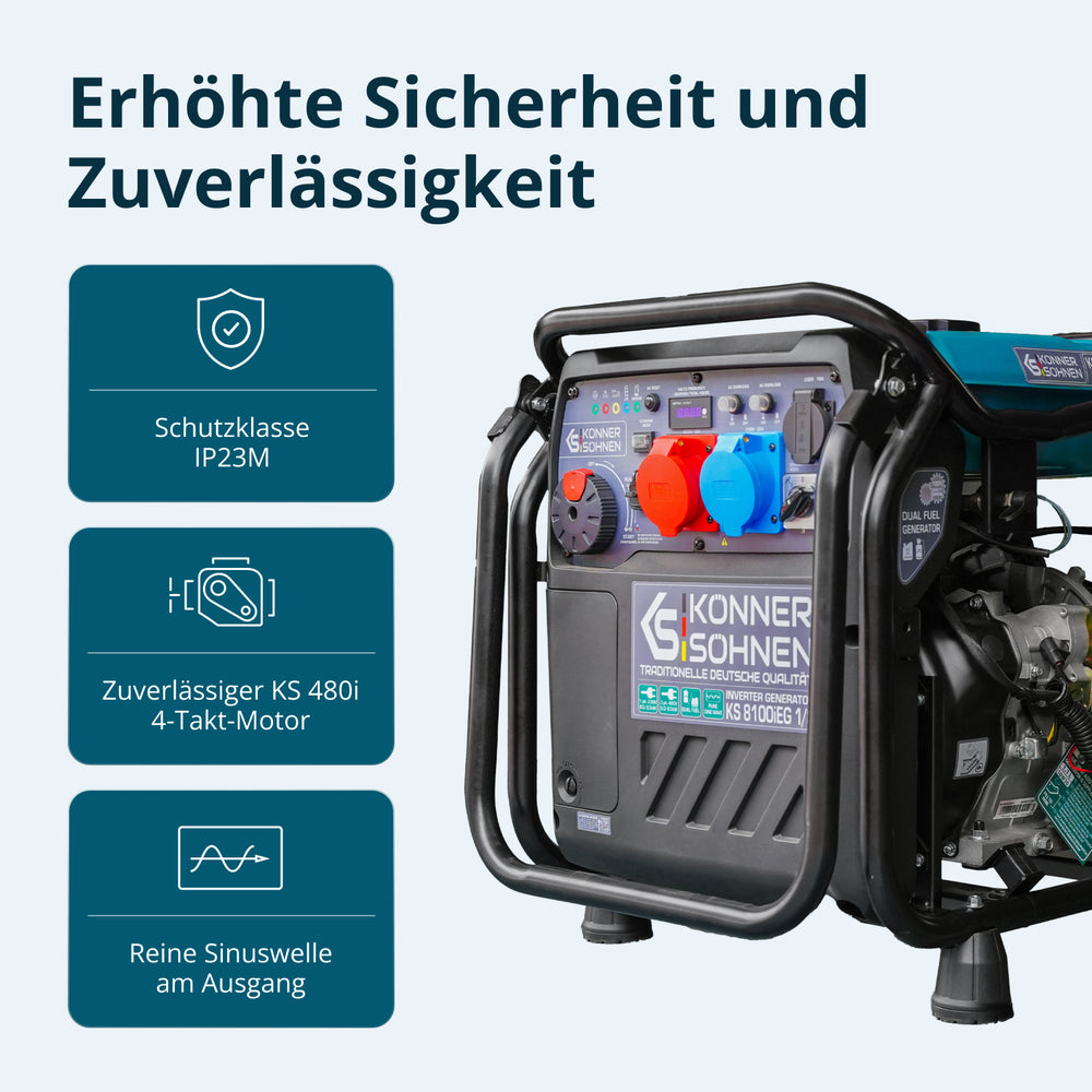 Inverter-Generator KS 8100iEG 1/3