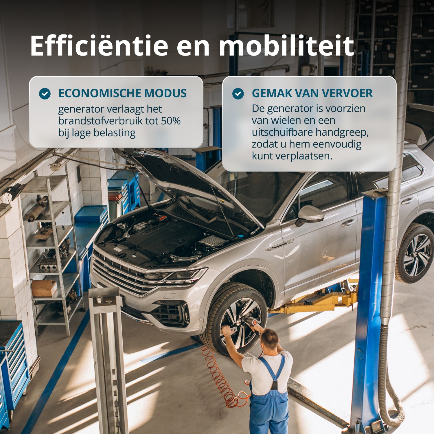 Gerador inversor a GPL/gasolina KS 8100iEG 1/3