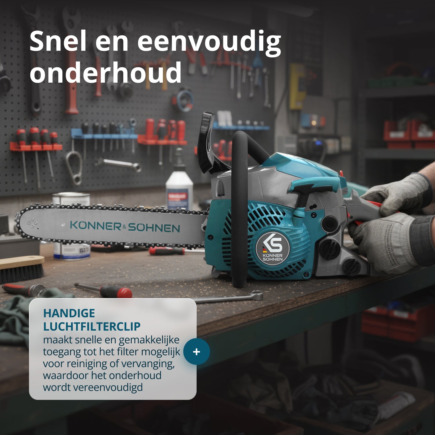 Βενζινοκίνητο αλυσοπρίονο KS CS18G-14C