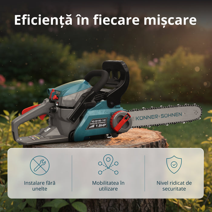 Fierăstrău pe benzină KS CS18G-14C