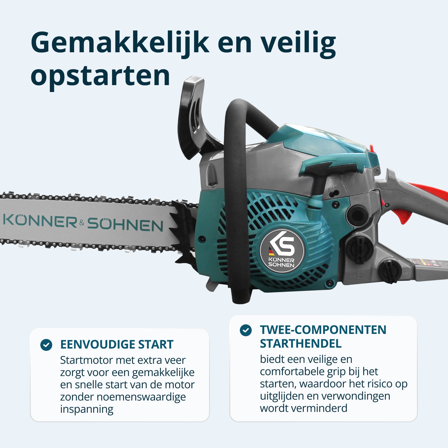 Benzinmotorsav KS CS20G-16