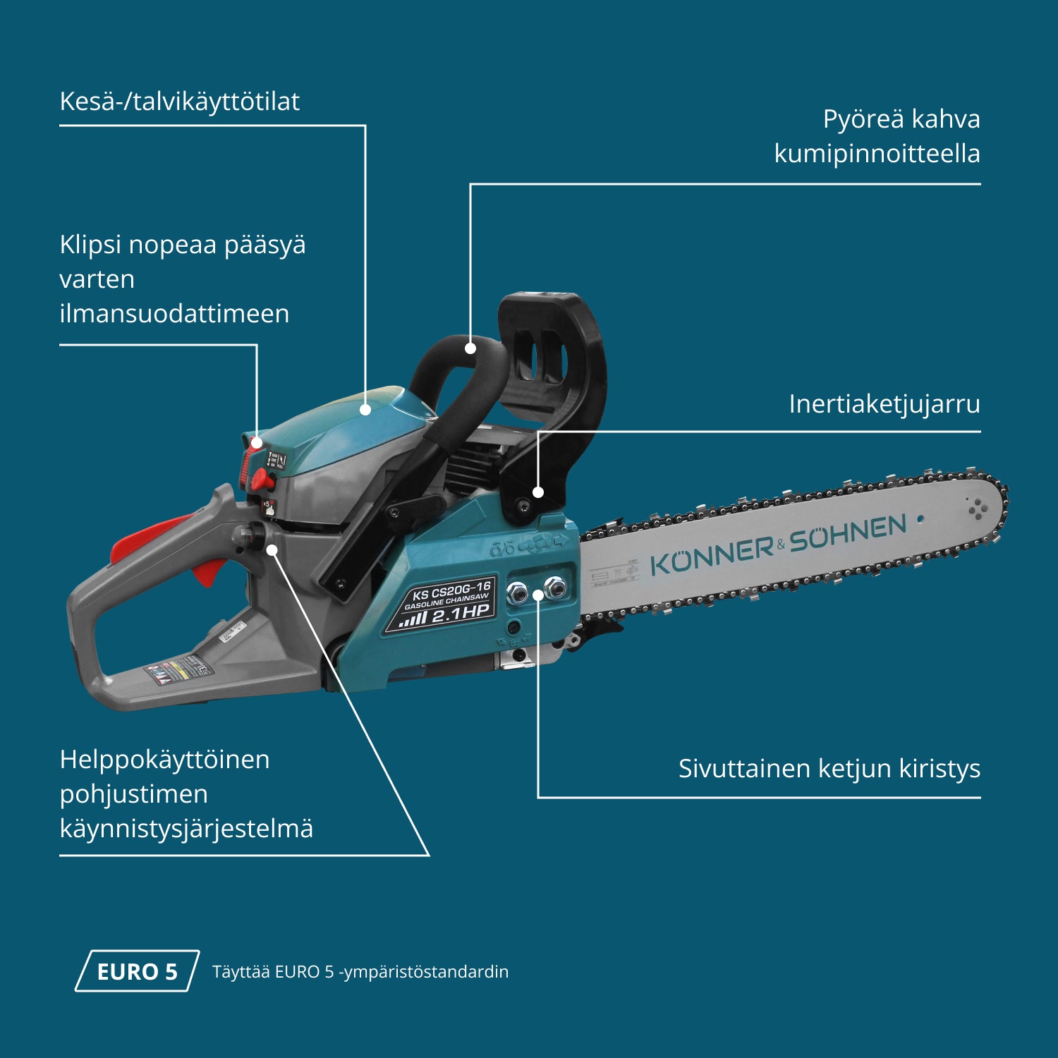 Bensiiniketjusaha KS CS20G-16