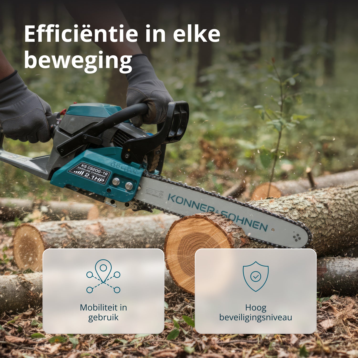 Βενζινοκίνητο Αλυσοπρίονο KS CS20G-16