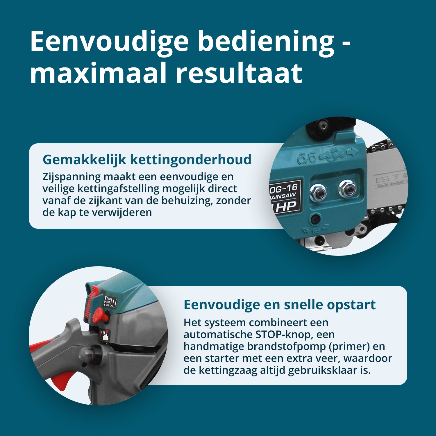 Βενζινοκίνητο Αλυσοπρίονο KS CS20G-16