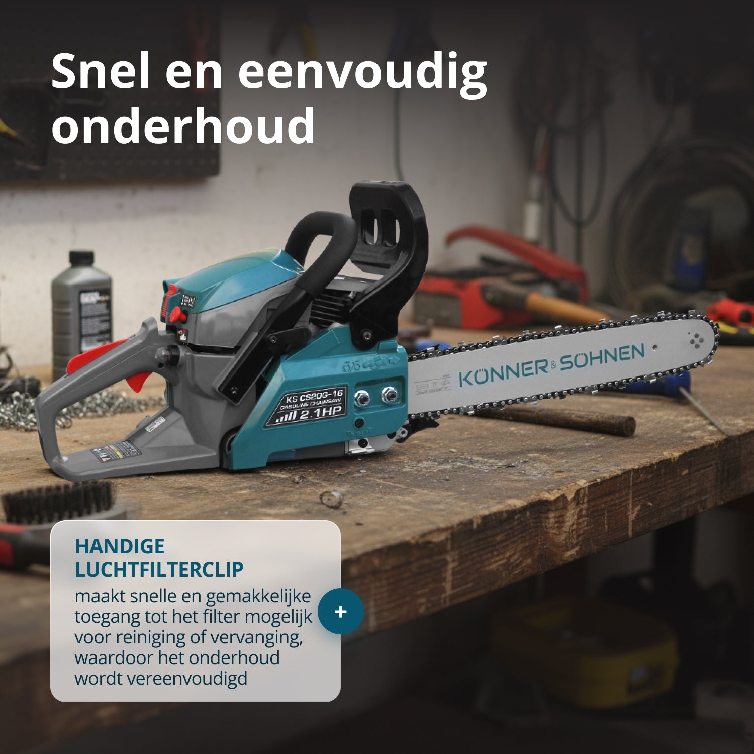 Βενζινοκίνητο Αλυσοπρίονο KS CS20G-16