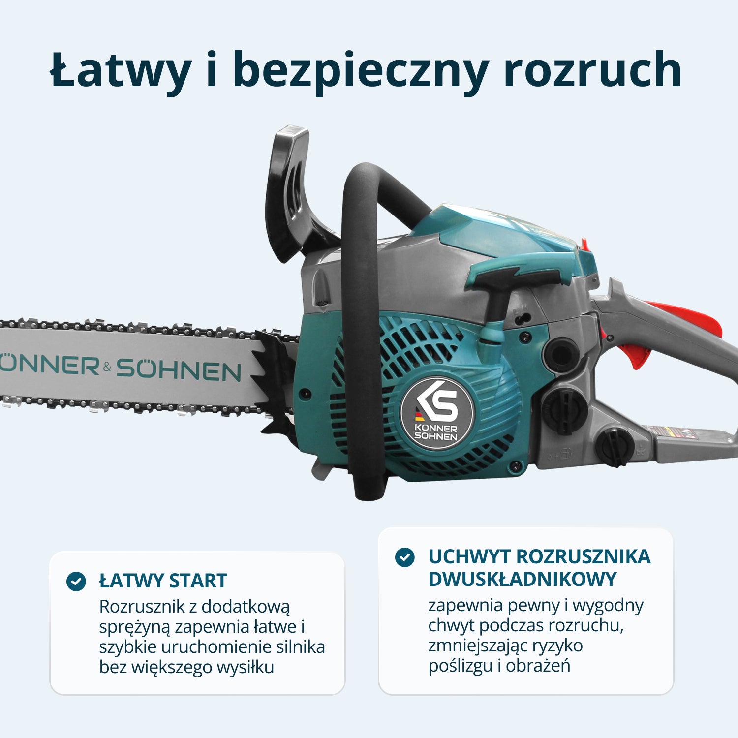 Benzinekettingzaag KS CS20G-16