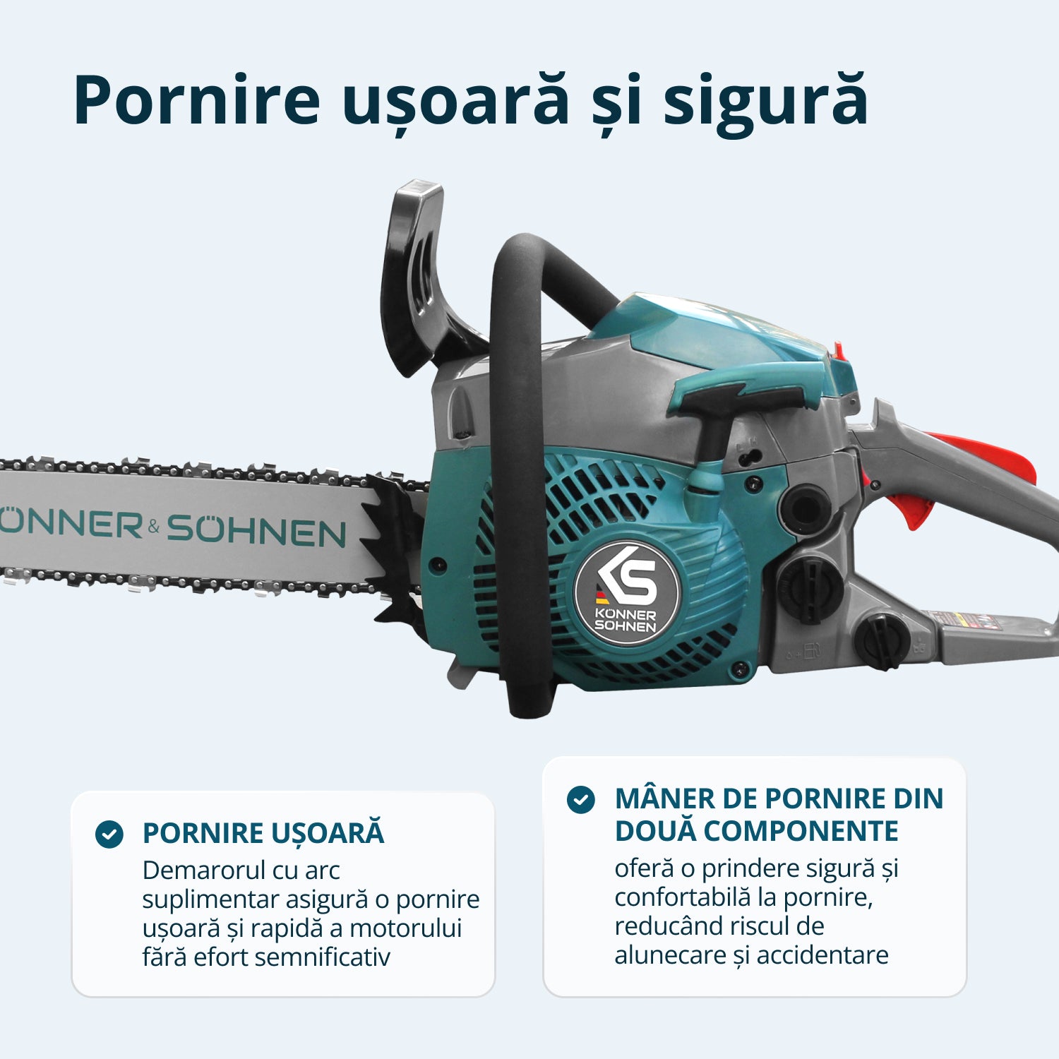 Benzinekettingzaag KS CS20G-16