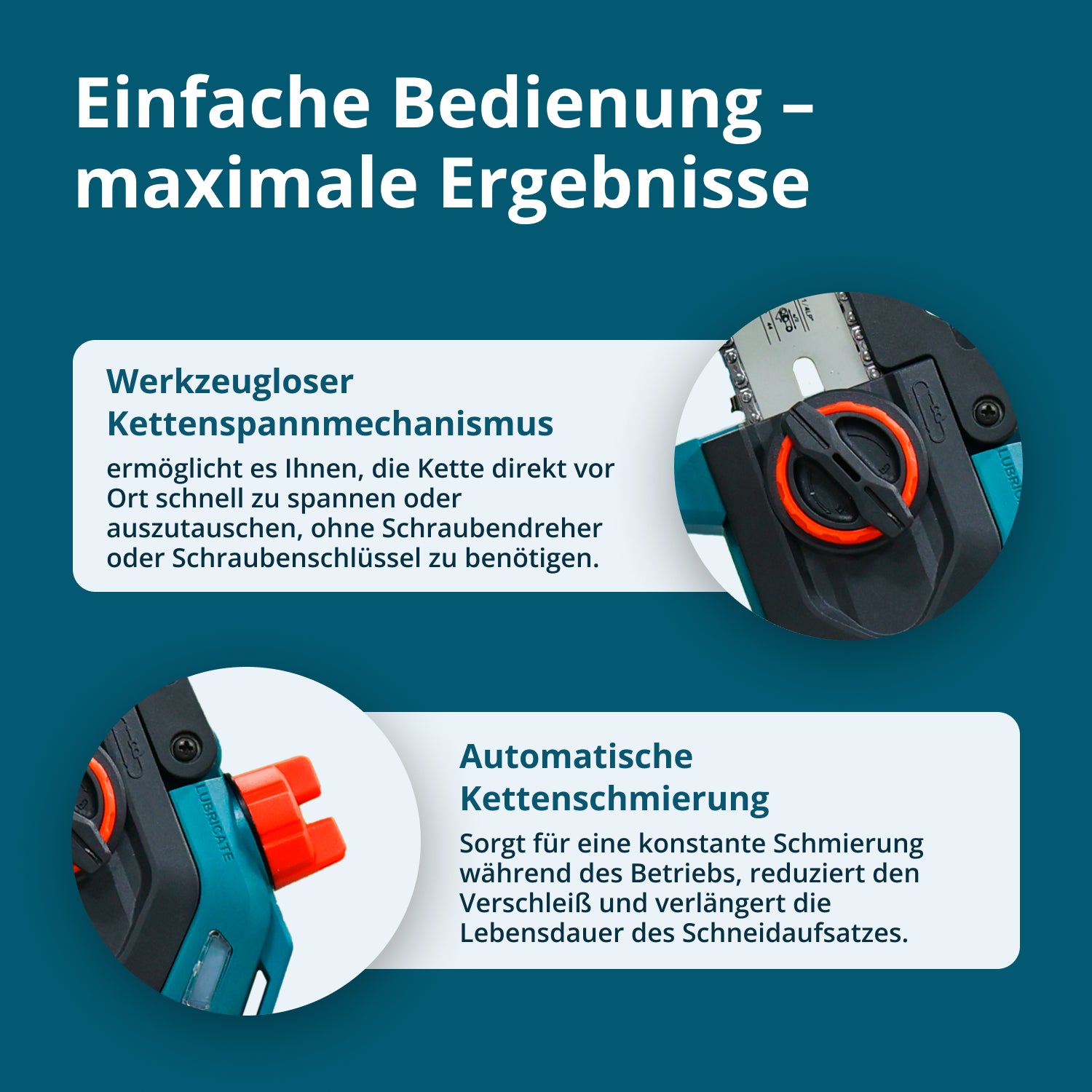 Snoerloze Mini Kettingzaag KS MCS20V-8
