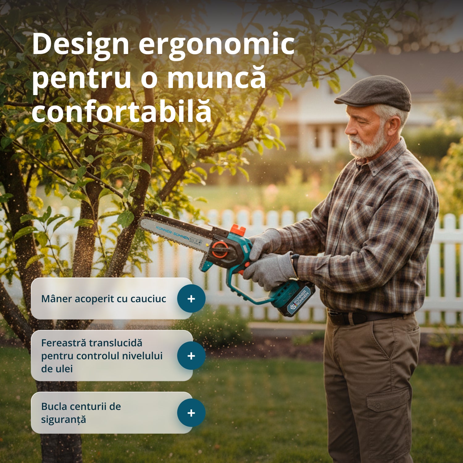 Snoerloze Mini Kettingzaag KS MCS20V-8