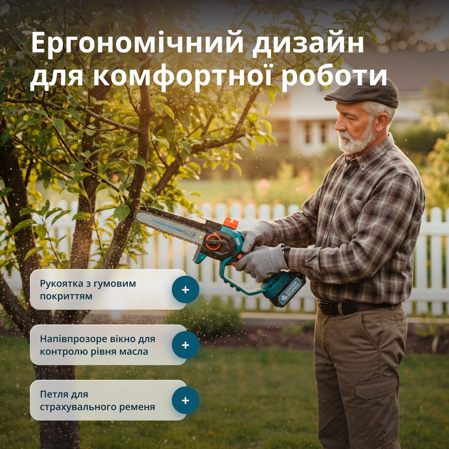 Snoerloze Mini Kettingzaag KS MCS20V-8