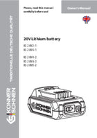 20V lithiumová baterie