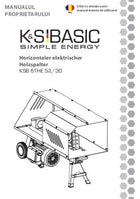 Despicator electric orizontal de lemne KSB 6THE 52/30