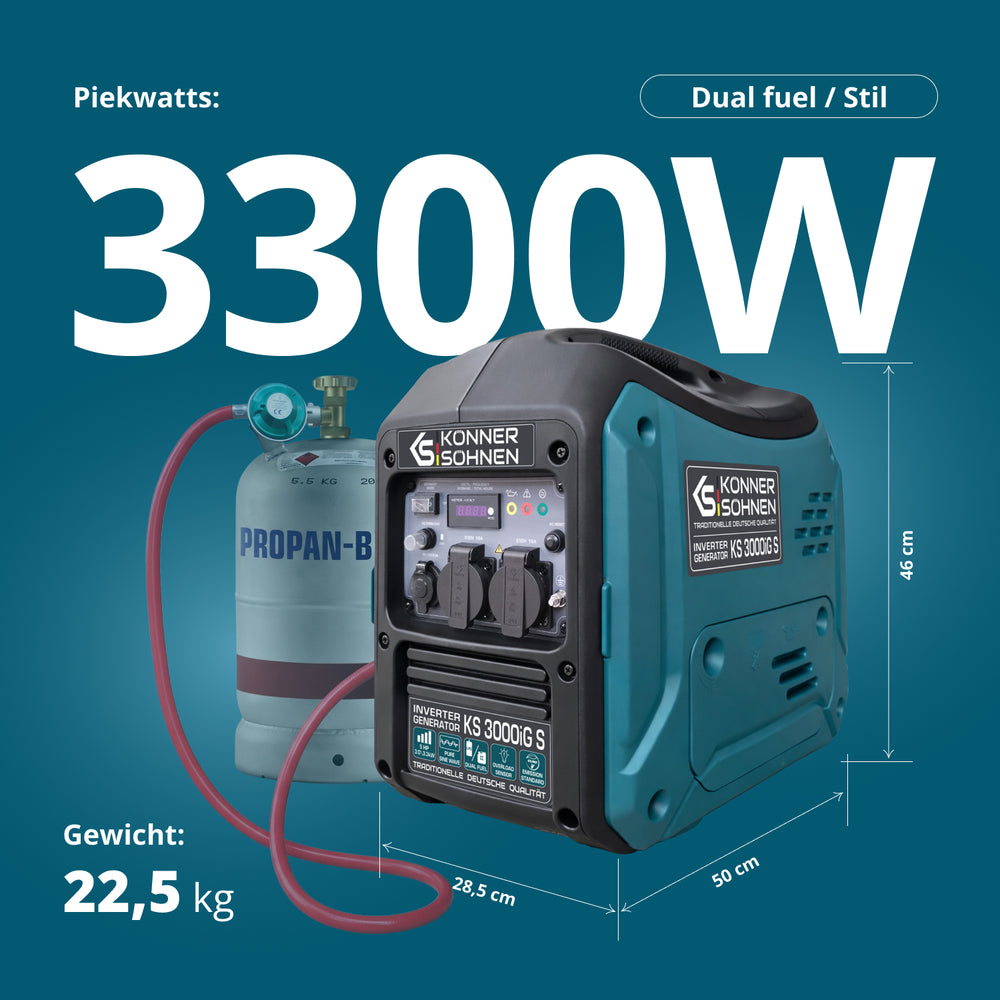 LPG/Benzinski inverter generator KS 3000iG S