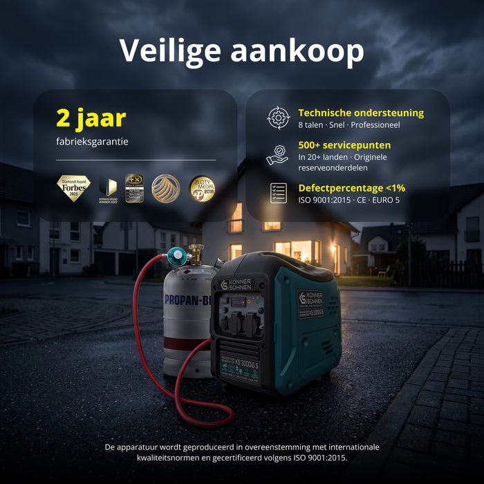 LPG/Benzinski inverter generator KS 3000iG S