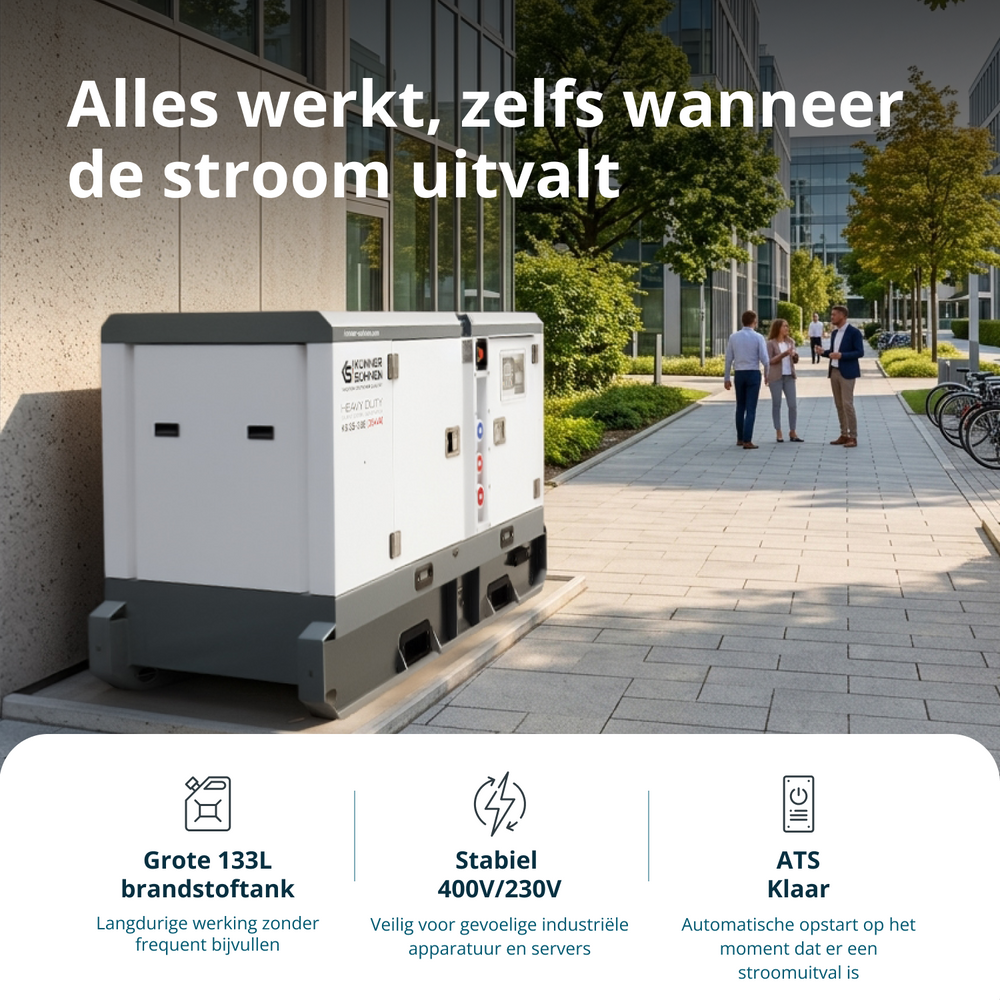 Tre-faset dieselkraftværk KS 35-3BE