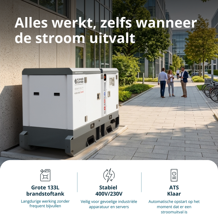 Tre-faset dieselkraftværk KS 35-3BE