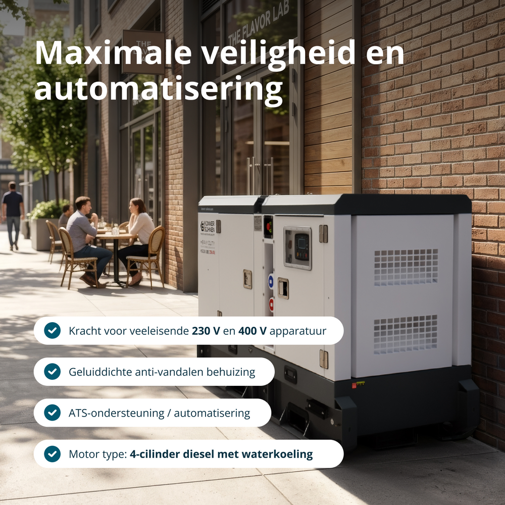 Tre-faset dieselkraftværk KS 35-3BE