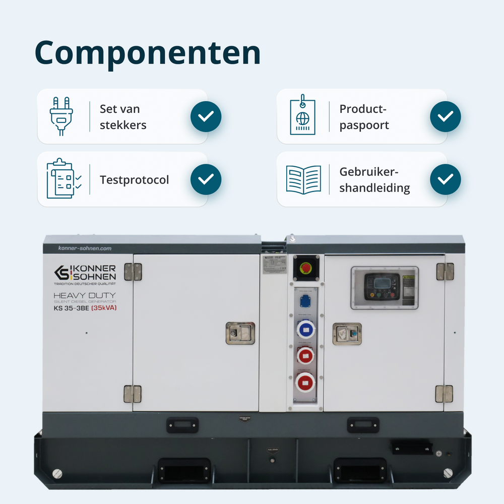 Tre-faset dieselkraftværk KS 35-3BE