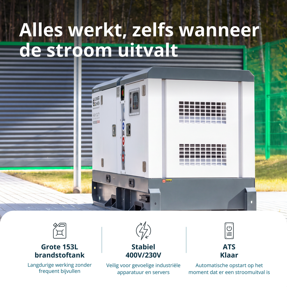 Tre-faset dieselkraftværk KS 50-3BE