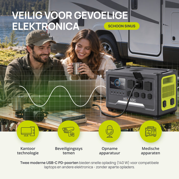 Draagbare Power Station KSB 1200PS