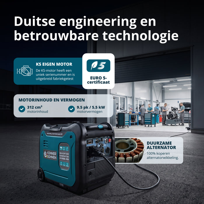 Инвертер генератор KS 5500iE S ATSR