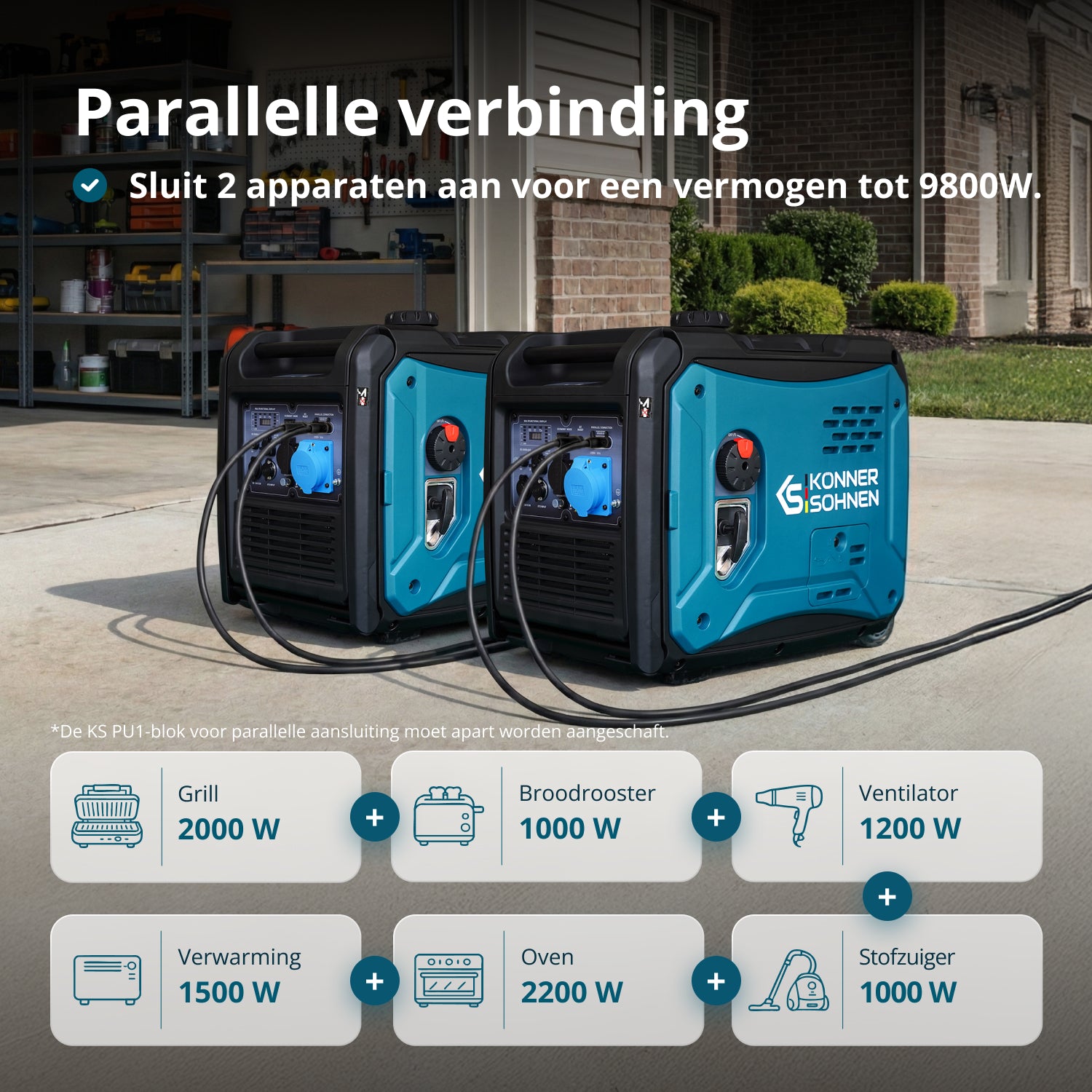 Invertergenerator KS 6000iE S