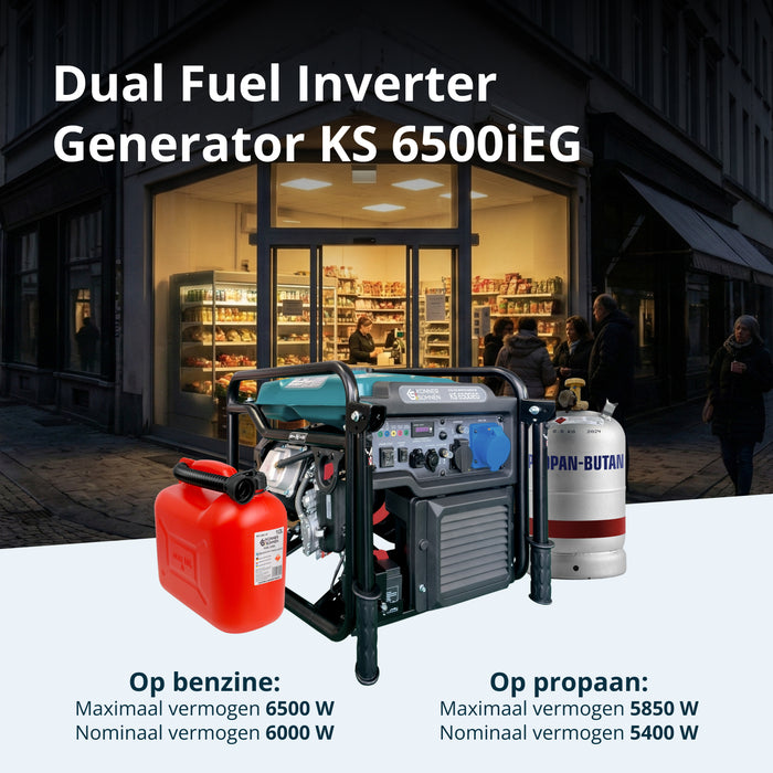 Инвертер генератор на два горива KS 6500iEG