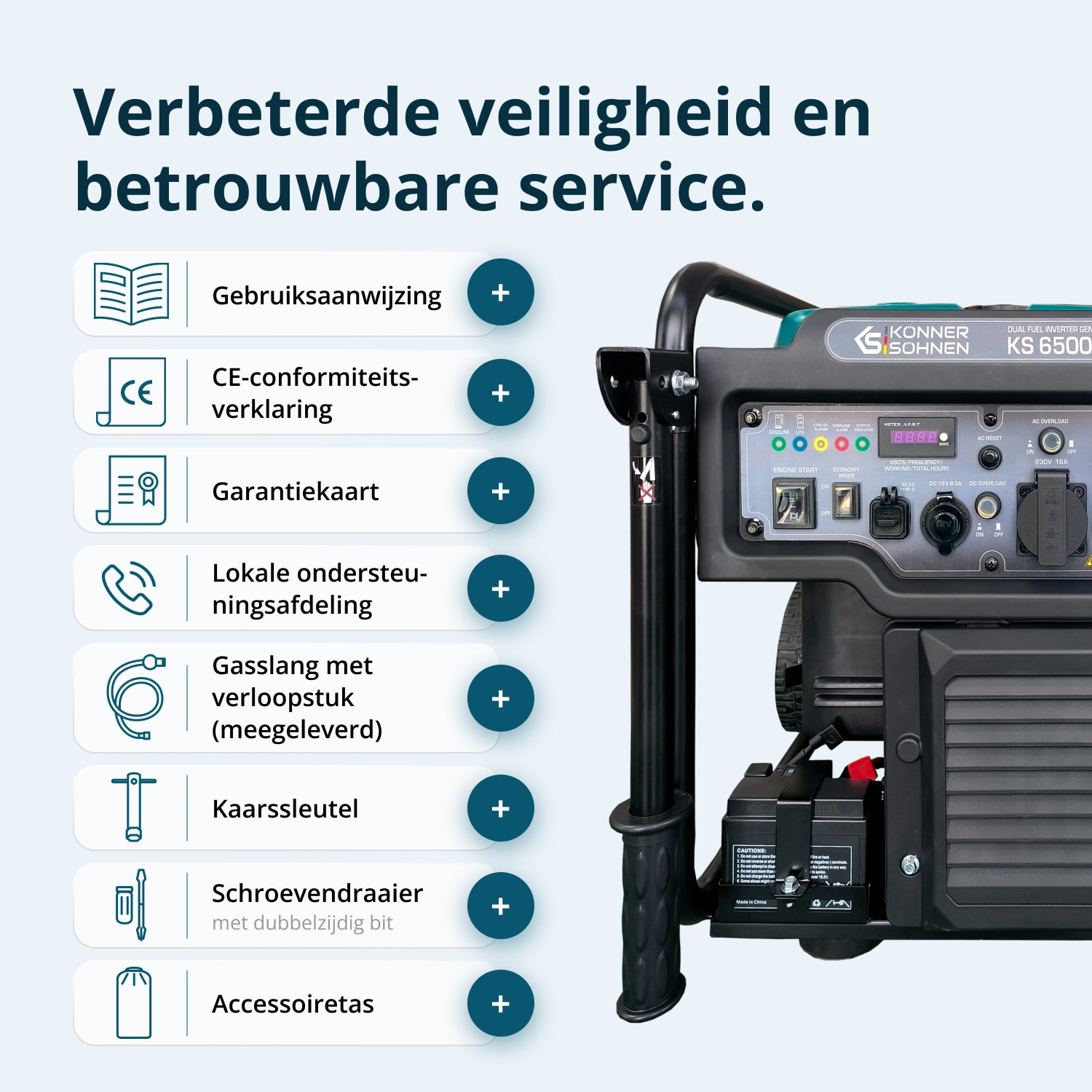 Инвертер генератор на два горива KS 6500iEG