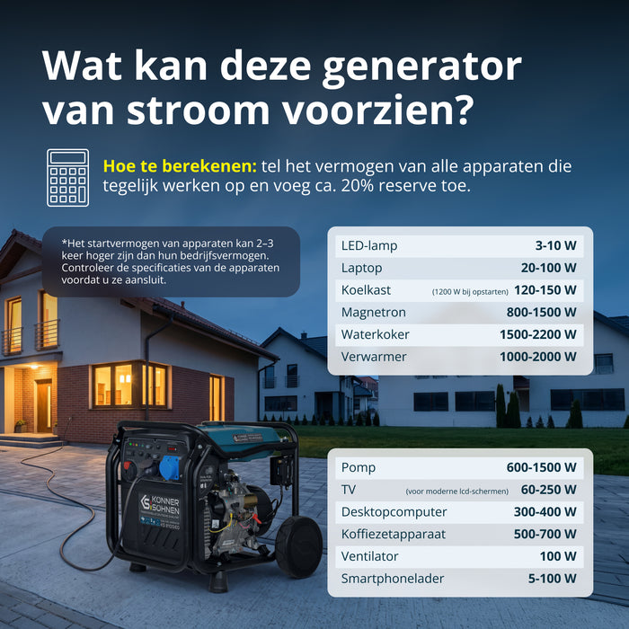 Invertorový generátor na LPG/benzín KS 8100iEG