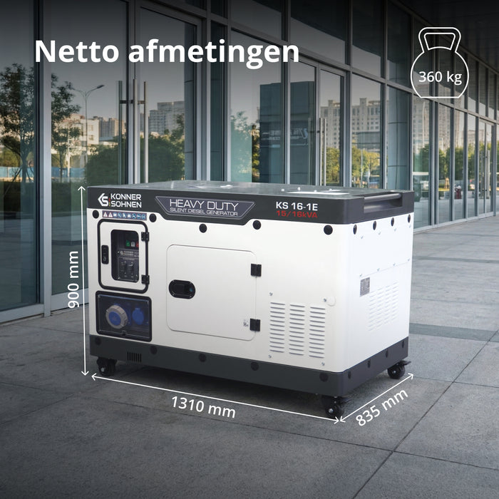 Ηλεκτροπαραγωγό Ζεύγος Diesel KS 16-1E