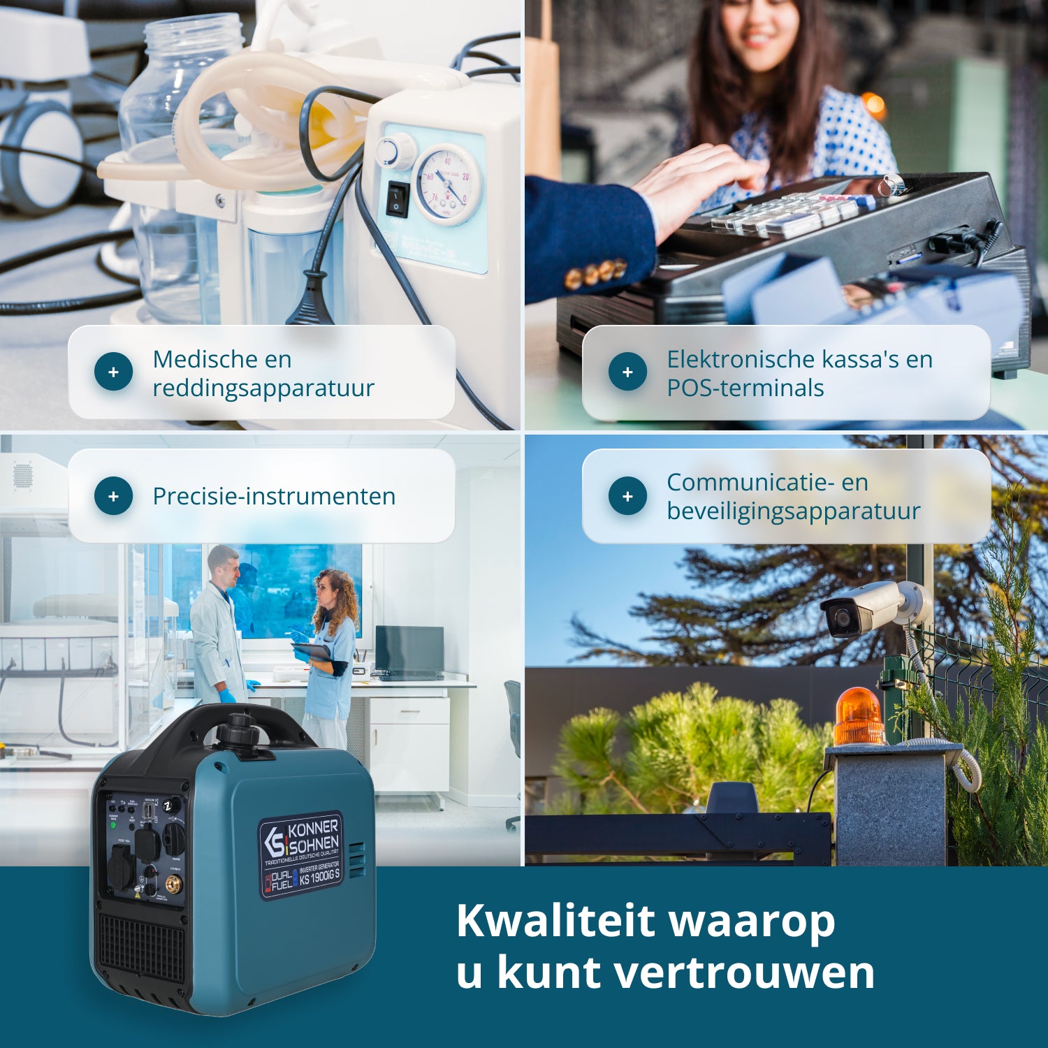 Invertergenerator (LPG/benzine) KS 1900iG S (Refurbished – Zo goed als nieuw)