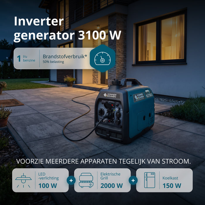 Inverteres generátor KS 3100i S