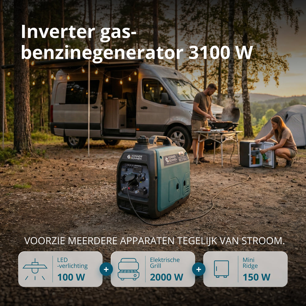 LPG/benzinski invertorski generator KS 3100iG S