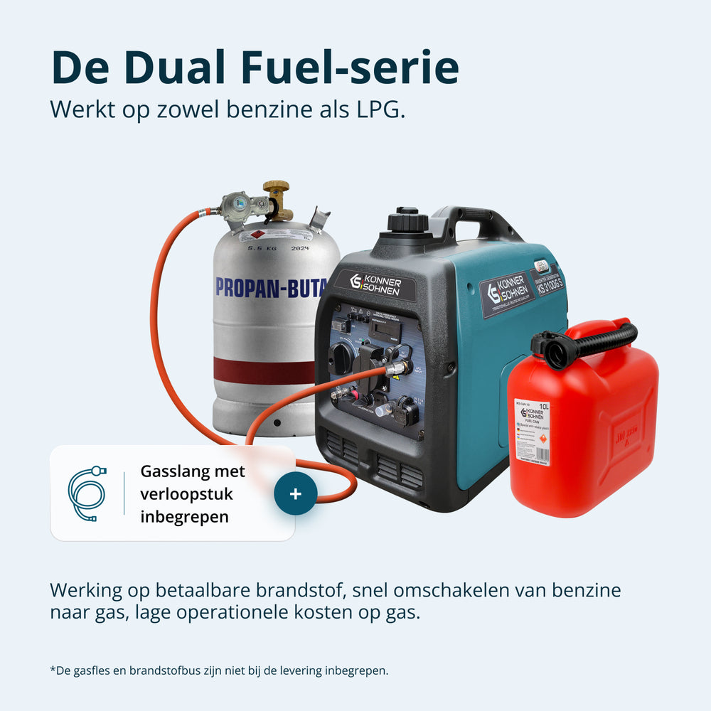LPG/benzinski invertorski generator KS 3100iG S