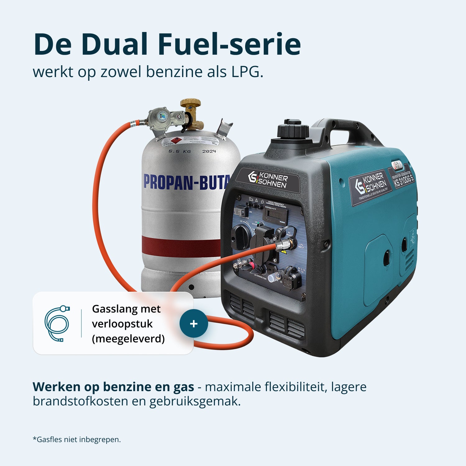 gerador inversor a GPL/gasolina KS 3100iG S