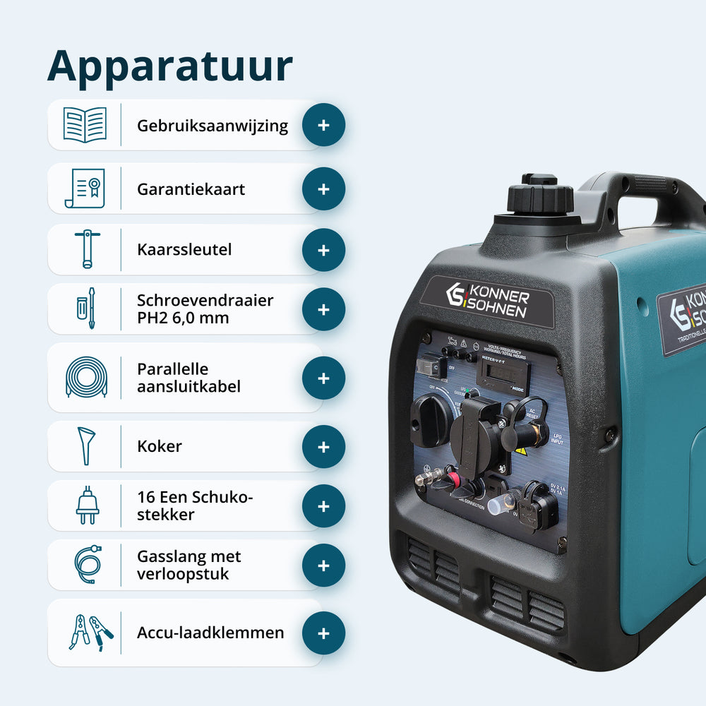 LPG/benzinski invertorski generator KS 3100iG S