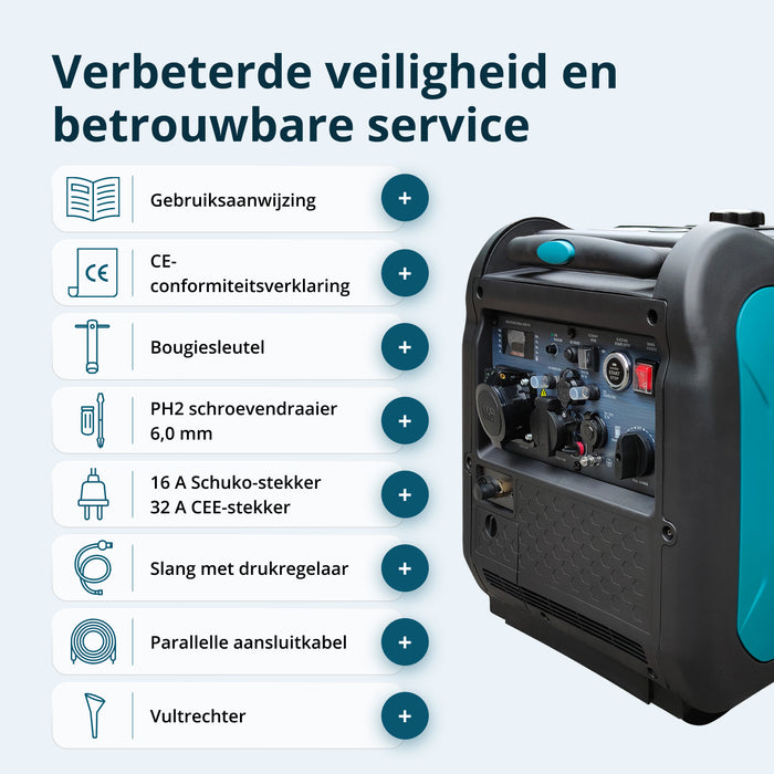 LPG/benzin inverter generator KS 5500iEG S