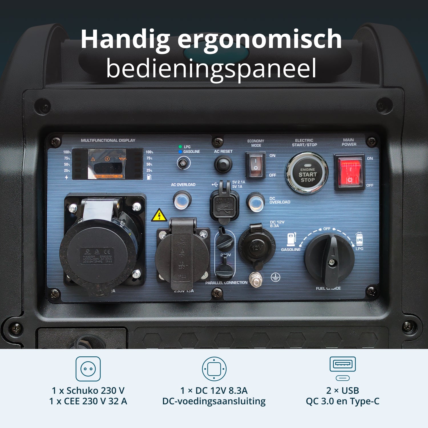 LPG/benzin inverter generator KS 5500iEG S