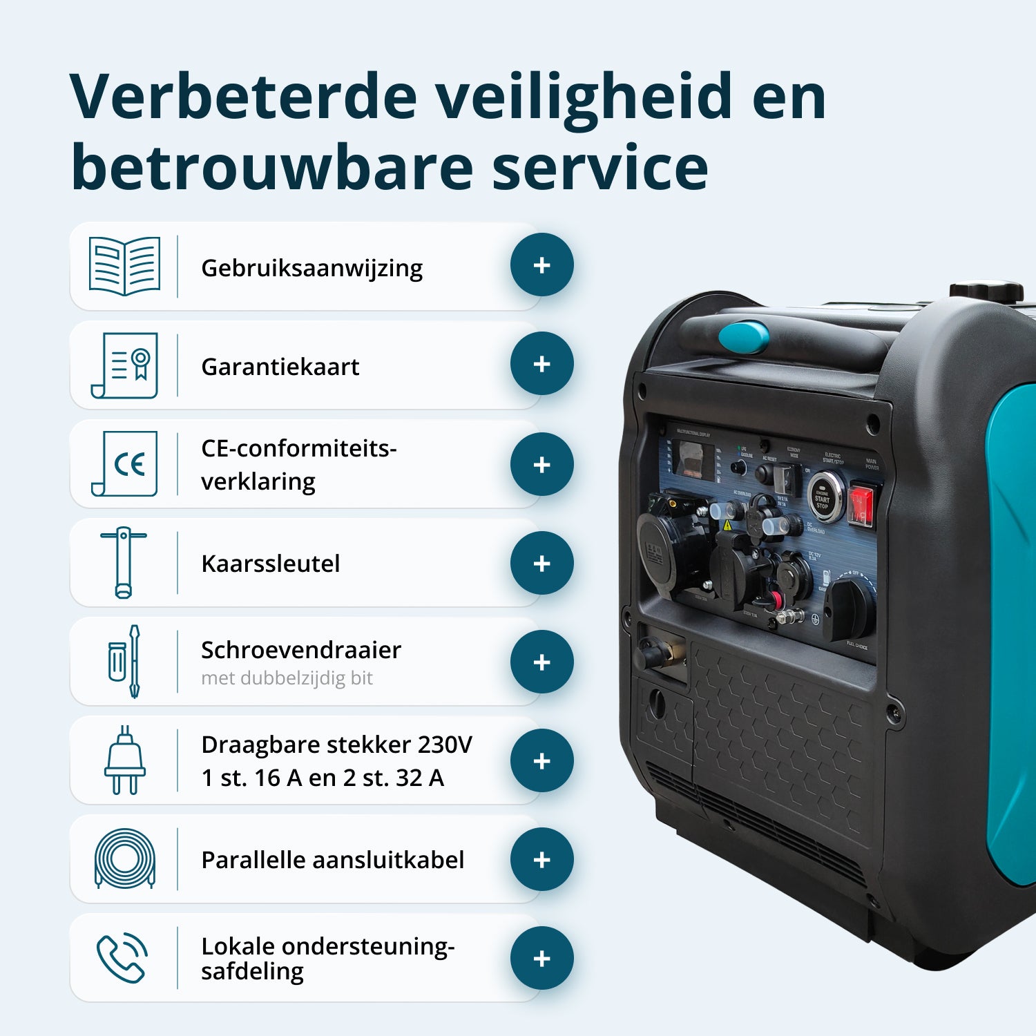 LPG/benzin inverter generator KS 5500iEG S