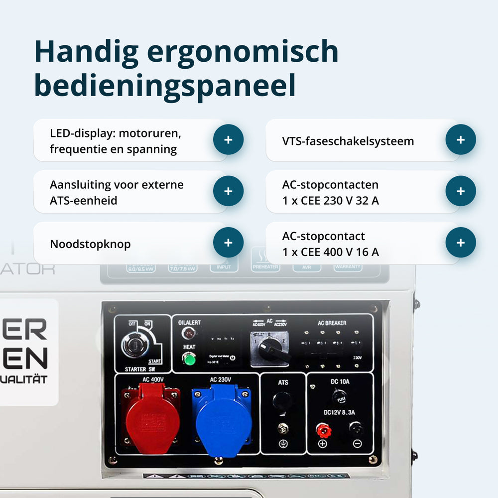 Дизелов генератор „Könner & Söhnen“ KS 9200HDES-1/3 ATSR (EURO V)