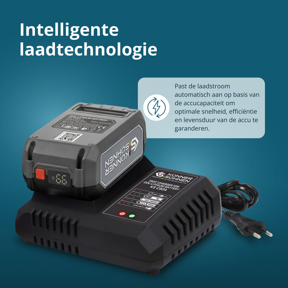 Brzi punjač za 20V litijumsku bateriju KS C90A