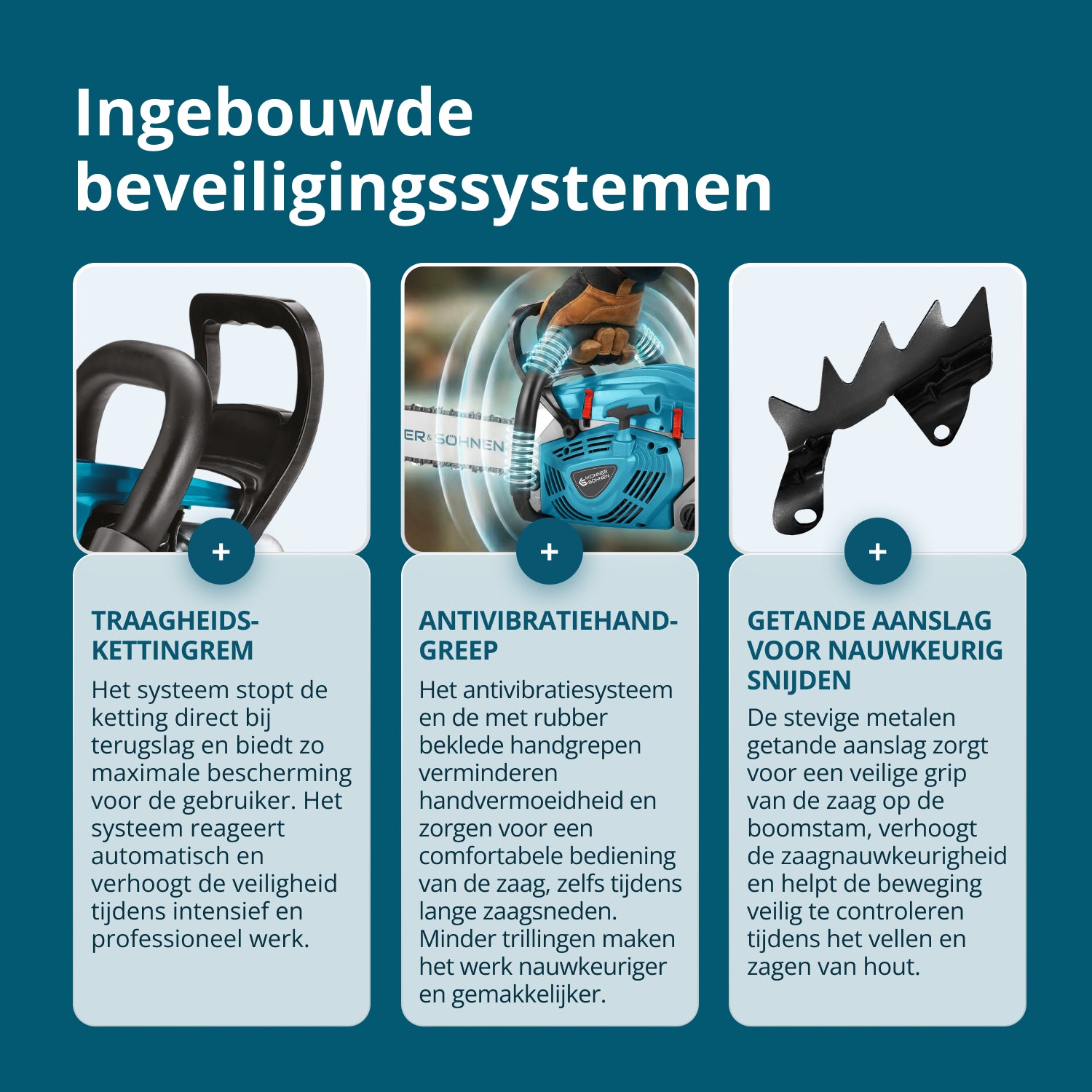 Benzines láncfűrész KS CS40G-20