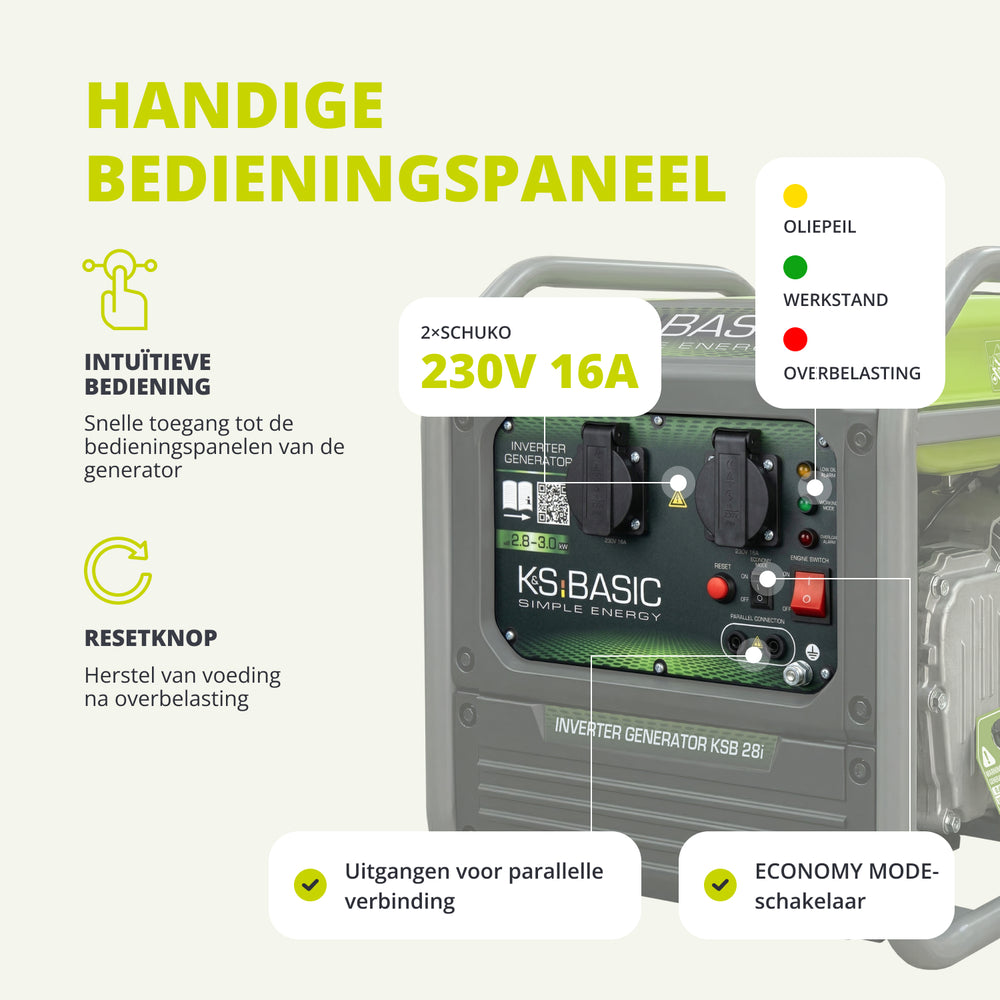 Invertorový generátor KSB 28i