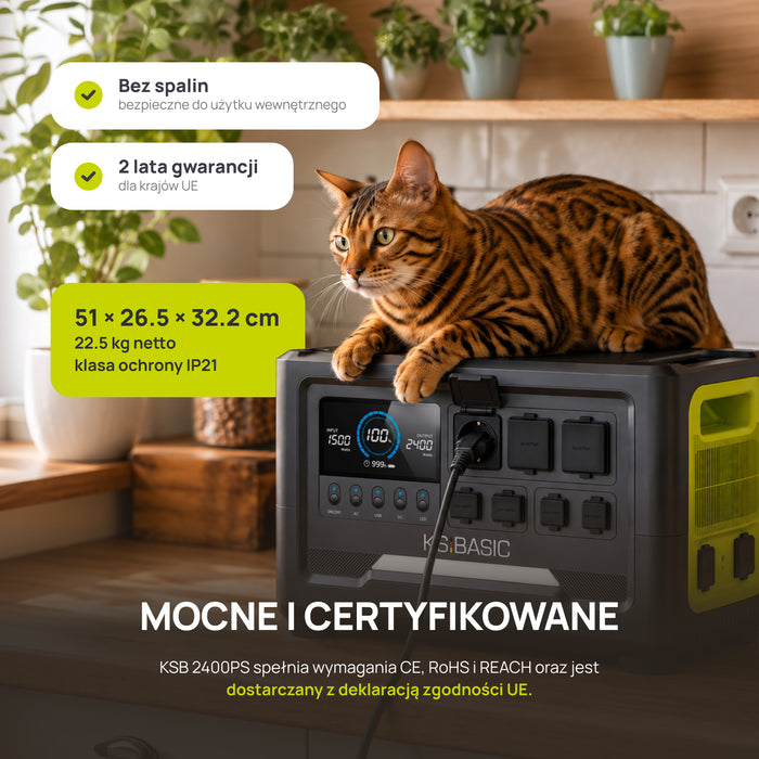 Przenośna stacja zasilania KSB 2400PS