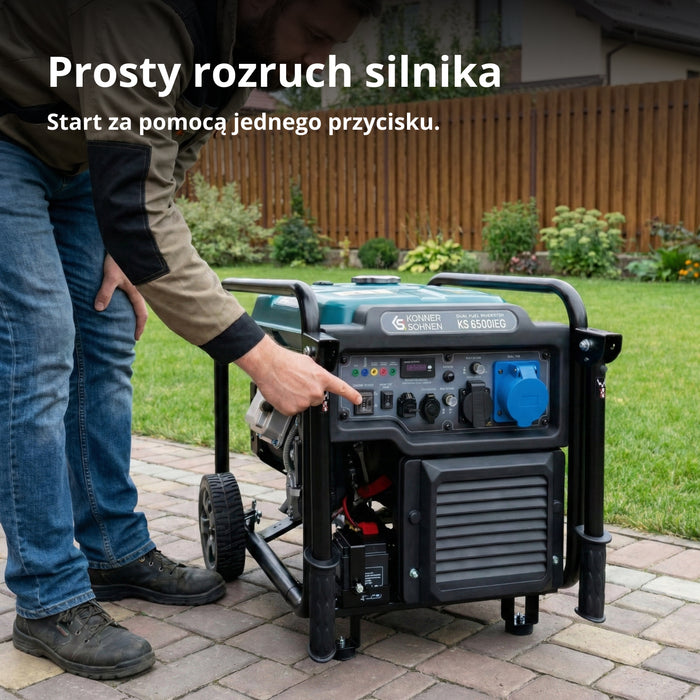 Generator inwerterowy KS 6500iEG (benzyna/gaz)