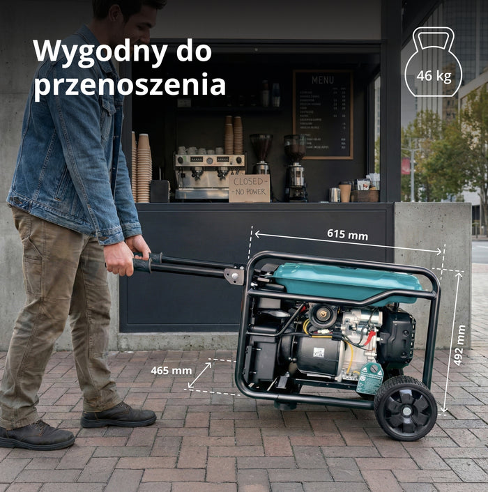 Generator inwerterowy KS 6500iEG (benzyna/gaz)