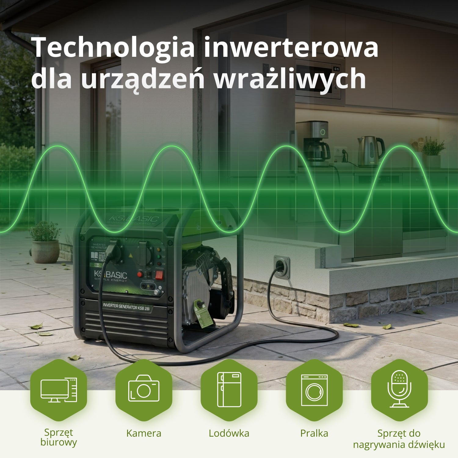 Inwertorowy generator KSB 28i