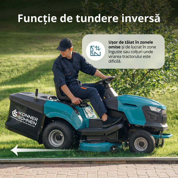 Tractor de tuns gazon pe benzină KS 98TMG-H