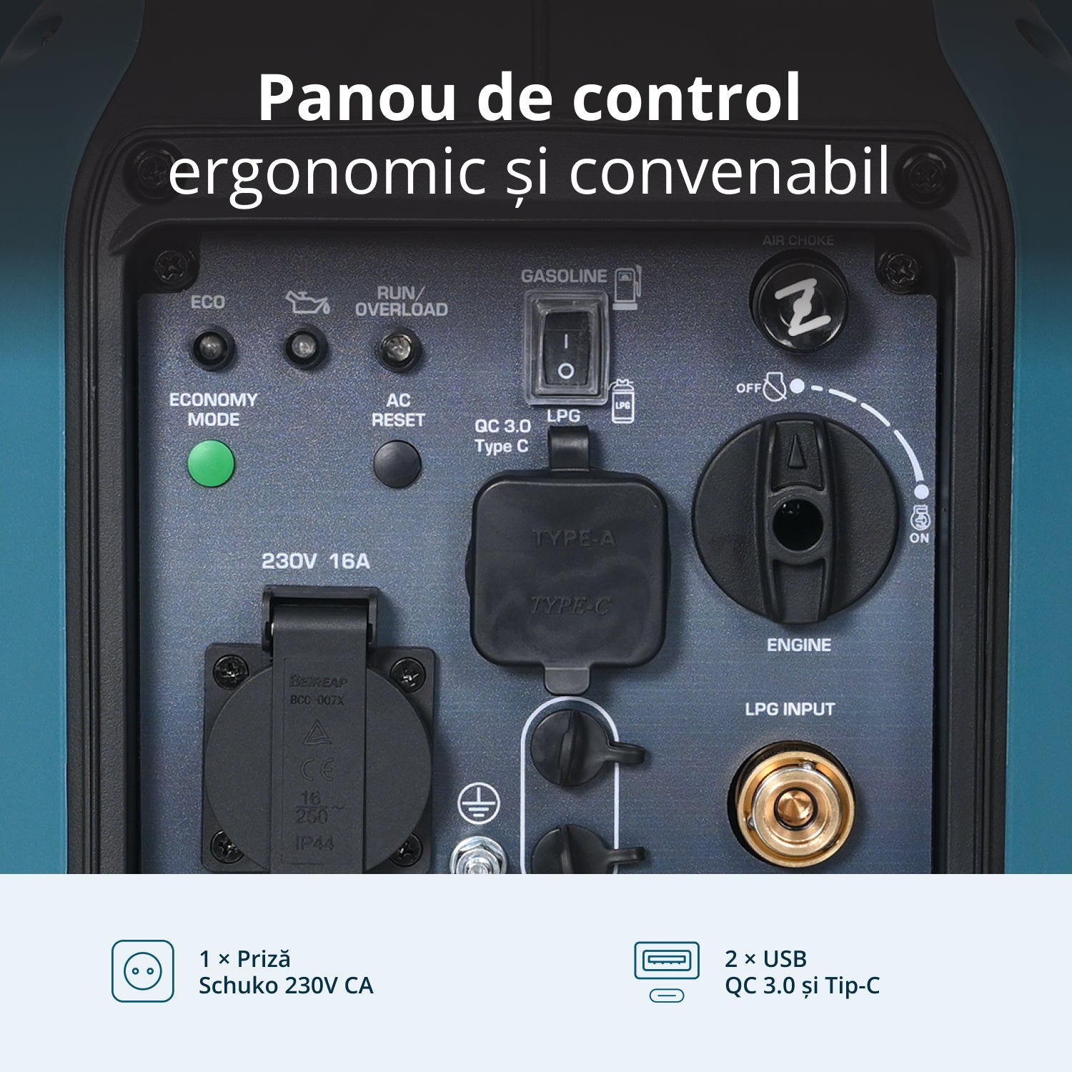 Generator Invertor (gaz/benzină) KS 1900iG S (Recondiționat – Stare Excelentă)