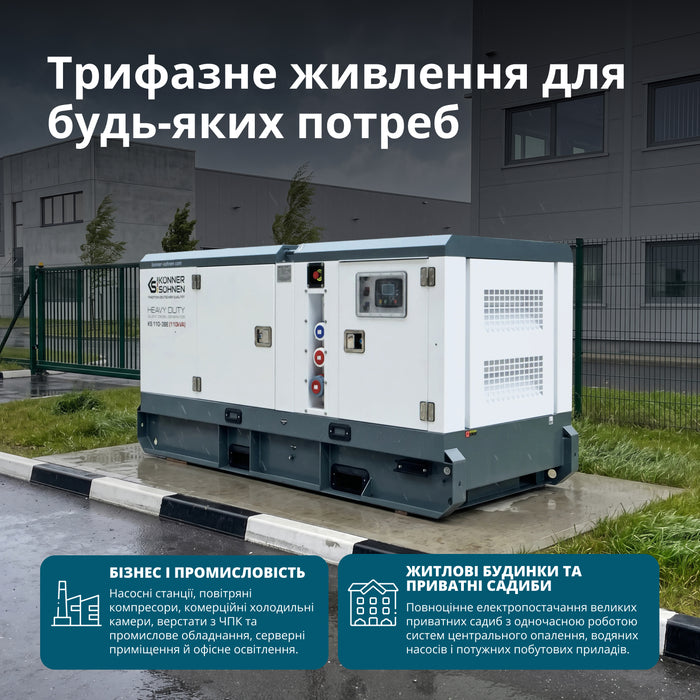 Дизельна трифазна електростанція KS 110-3BE 